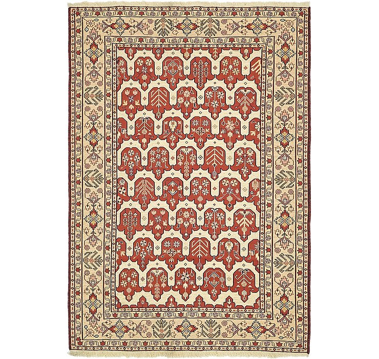 4' x 5' 8 Sirjan Persian Rug