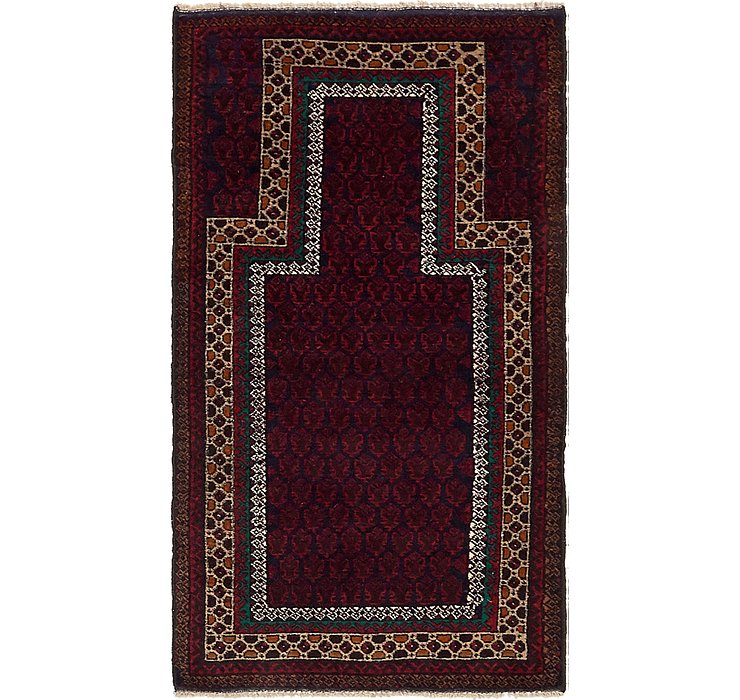 2' 8 x 4' 10 Balouch Persian Rug