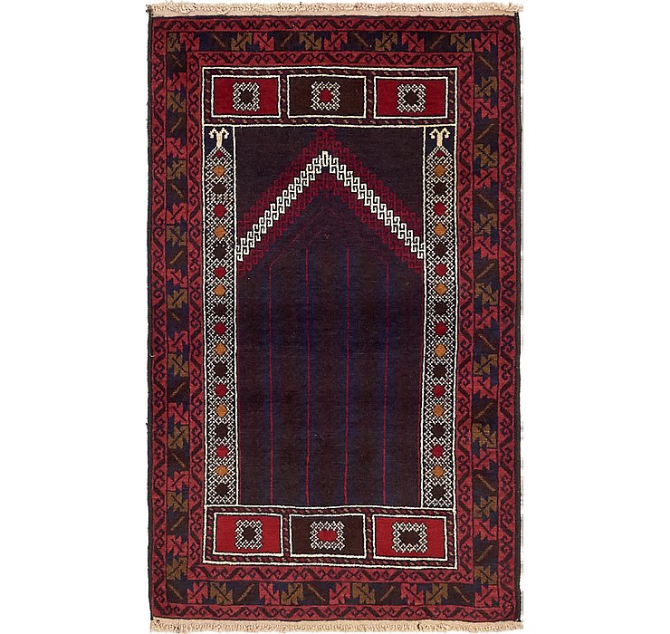 3' x 4' 10 Balouch Persian Rug
