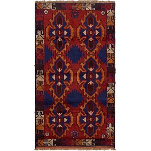 3' 6 x 6' 5 Balouch Persian Rug