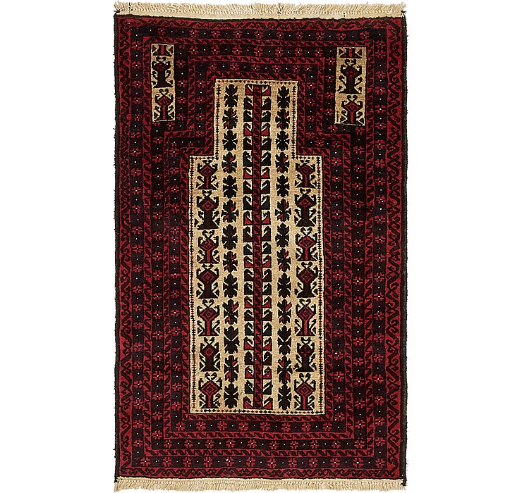 2' 10 x 4' 9 Balouch Persian Rug