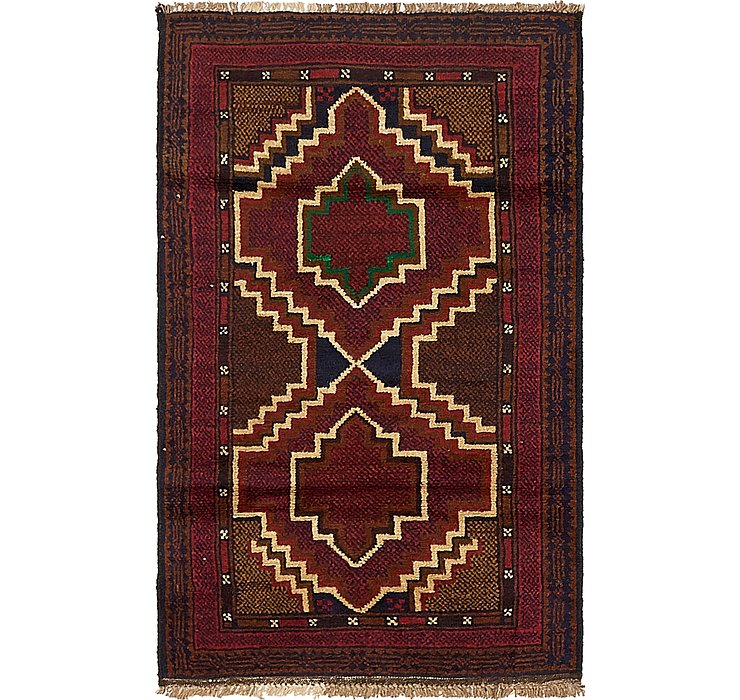HandKnotted 2' 10 x 4' 7 Balouch Persian Rug