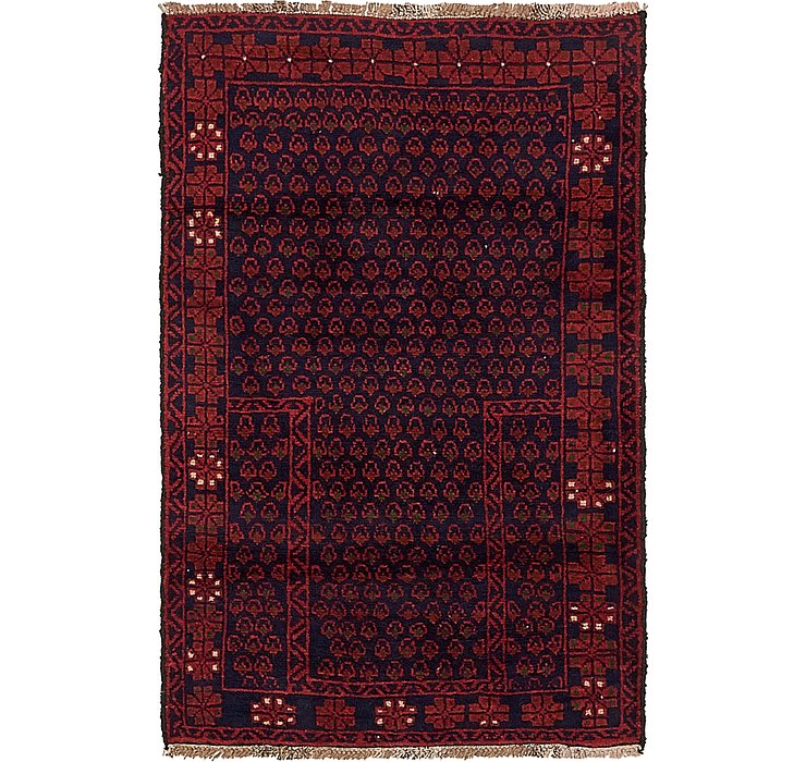 3' x 4' 5 Balouch Persian Rug