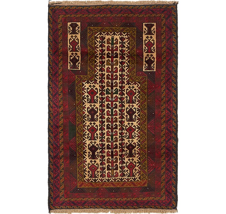2' 10 x 4' 8 Balouch Persian Rug