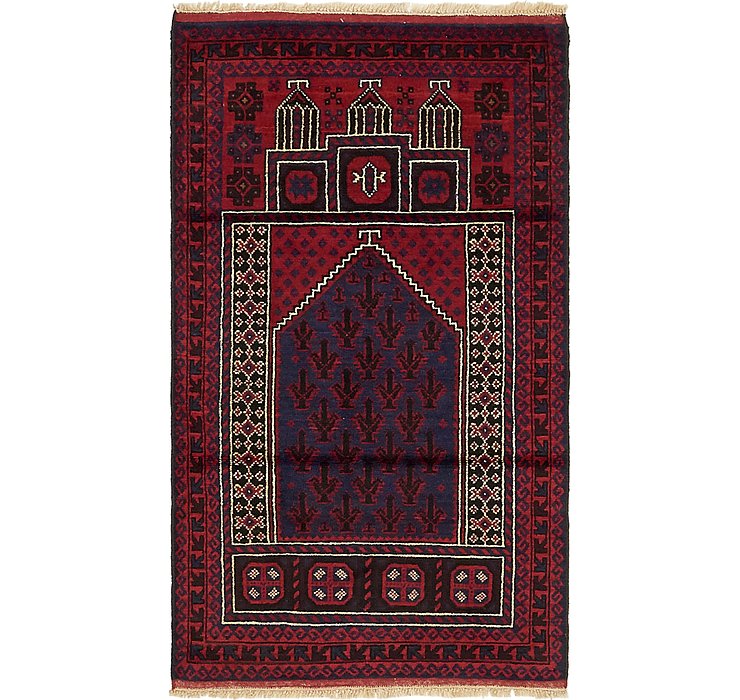 2' 9 x 5' Balouch Persian Rug
