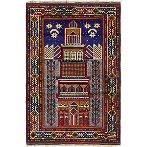 Unique Loom 2' 10 x 4' 6 Balouch Persian Rug