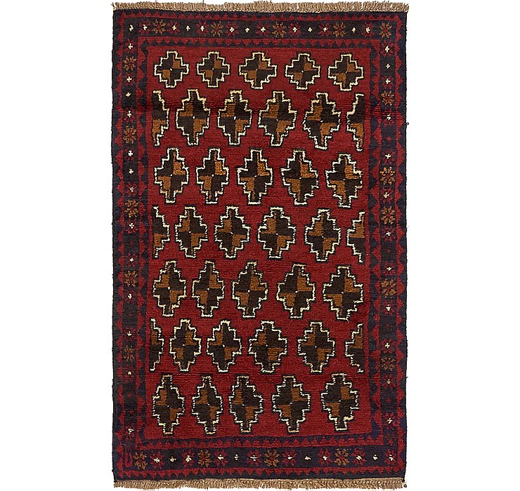 2' 10 x 4' 7 Balouch Persian Rug