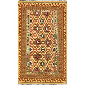 4' x 6' 10 Kilim Maymana Rug