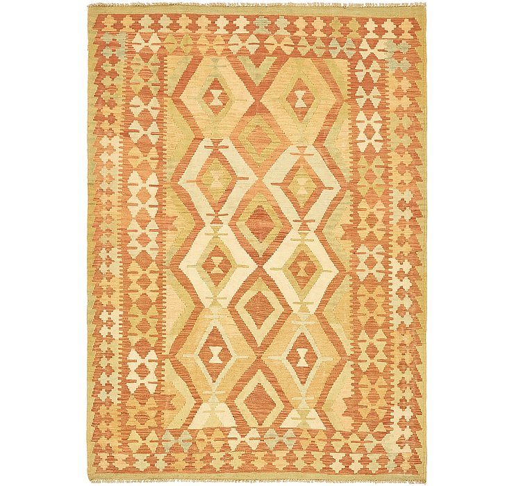 4' 7 x 6' 6 Kilim Waziri Rug