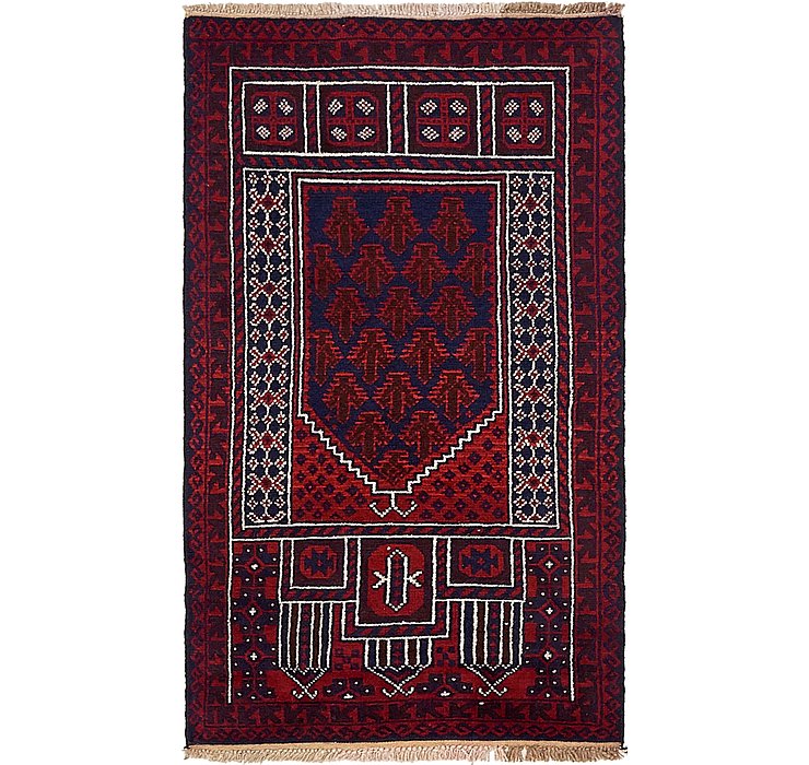 2' 10 x 4' 9 Balouch Persian Rug