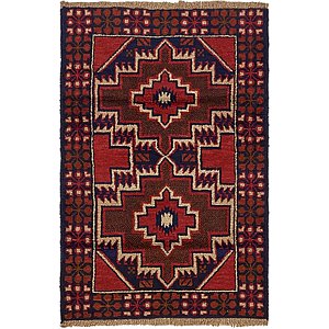 2' 10 x 4' 6 Balouch Persian Rug