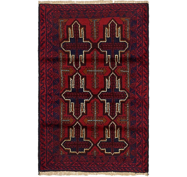 2' 10 x 4' 7 Balouch Persian Rug