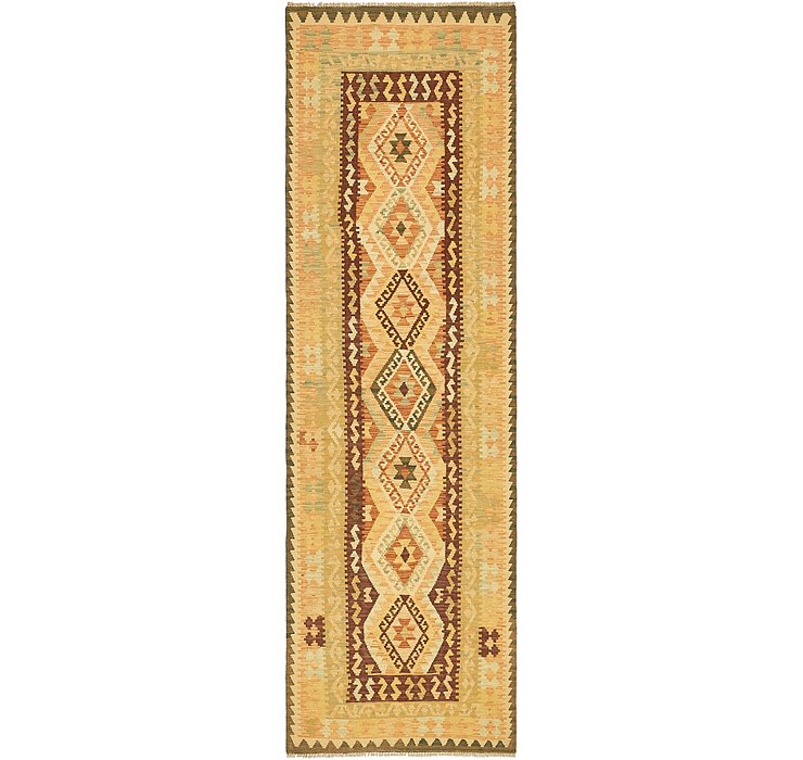 3' x 9' 9 Kilim Maymana Runner Rug