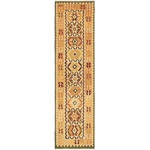 2' 7 x 10' Kilim Maymana Runner Rug