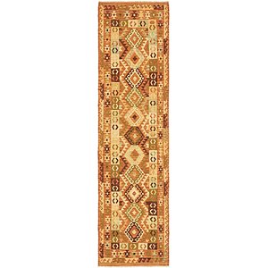 2' 7 x 9' 10 Kilim Maymana Runner Rug