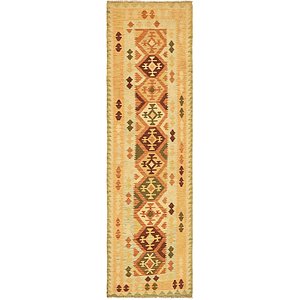 2' 8 x 9' 6 Kilim Maymana Runner Rug