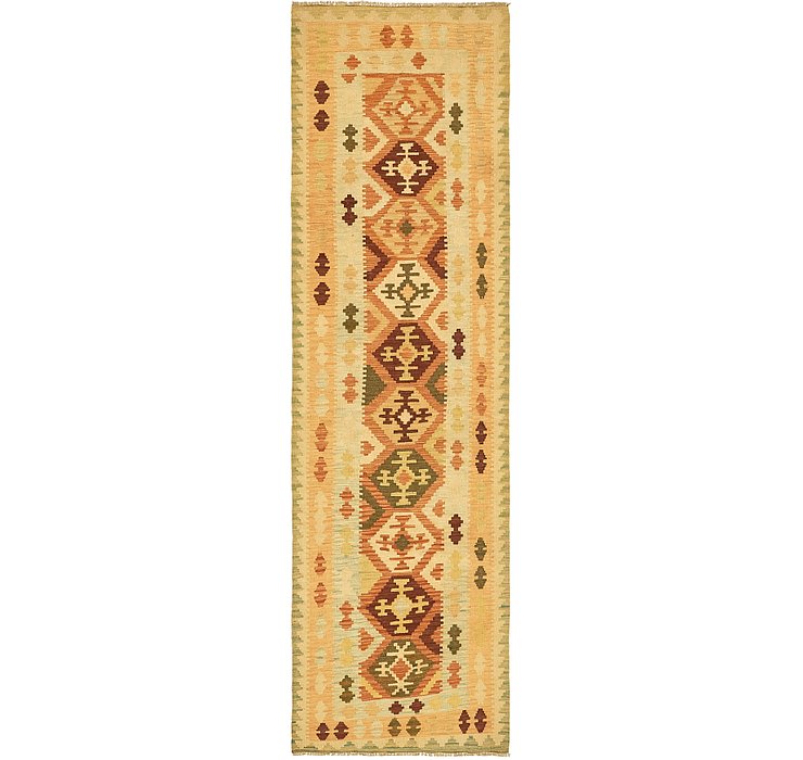 2' 8 x 9' 6 Kilim Maymana Runner Rug