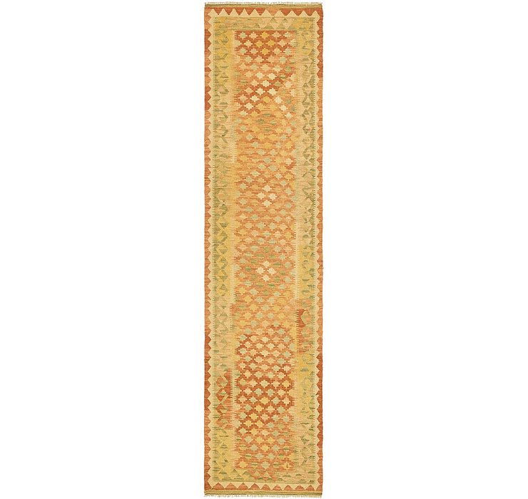 2' 4 x 9' 10 Kilim Maymana Runner Rug