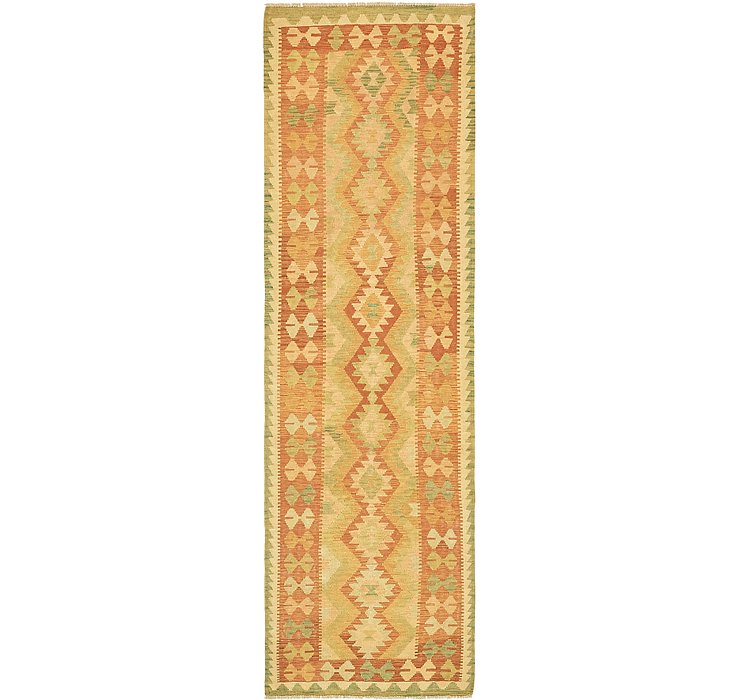 2' 10 x 9' 9 Kilim Maymana Runner Rug