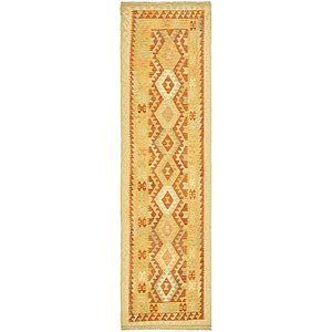 2' 8 x 9' 8 Kilim Maymana Runner Rug