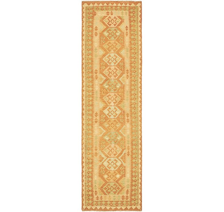 2' 8 x 9' 7 Kilim Maymana Runner Rug