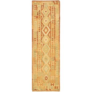 3' x 9' 7 Kilim Maymana Runner Rug