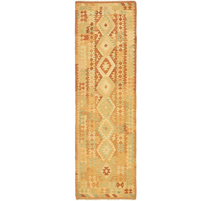3' x 9' 7 Kilim Maymana Runner Rug