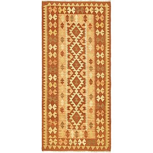 3' x 6' 4 Kilim Maymana Runner Rug