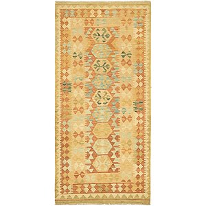 3' x 6' 6 Kilim Maymana Rug