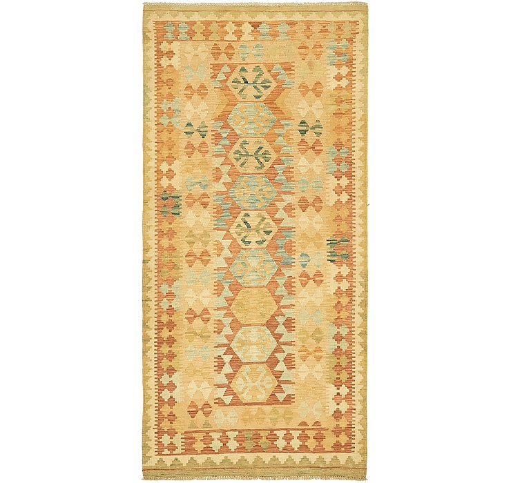 3' x 6' 6 Kilim Maymana Rug