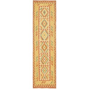 2' 6 x 9' 9 Kilim Maymana Runner Rug