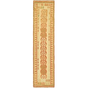 2' 4 x 9' 9 Kilim Maymana Runner Rug