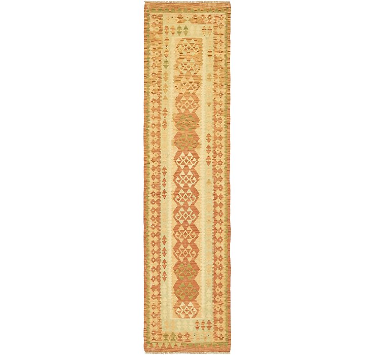 2' 4 x 9' 9 Kilim Maymana Runner Rug