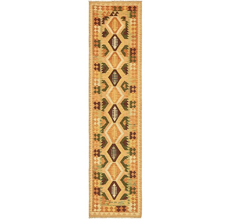 2' 4 x 9' 9 Kilim Maymana Runner Rug