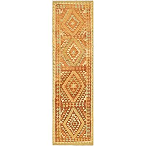 2' 8 x 9' 10 Kilim Maymana Runner Rug