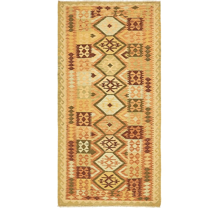 3' 3 x 6' 7 Kilim Maymana Runner Rug