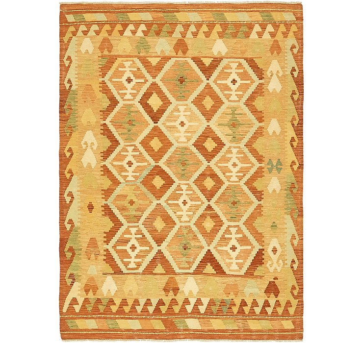 4' 9 x 6' 6 Kilim Waziri Rug