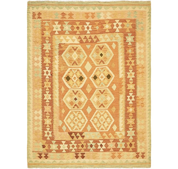 4' 9 x 6' 7 Kilim Waziri Rug