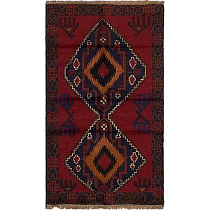 3' 5 x 6' 2 Balouch Persian Rug