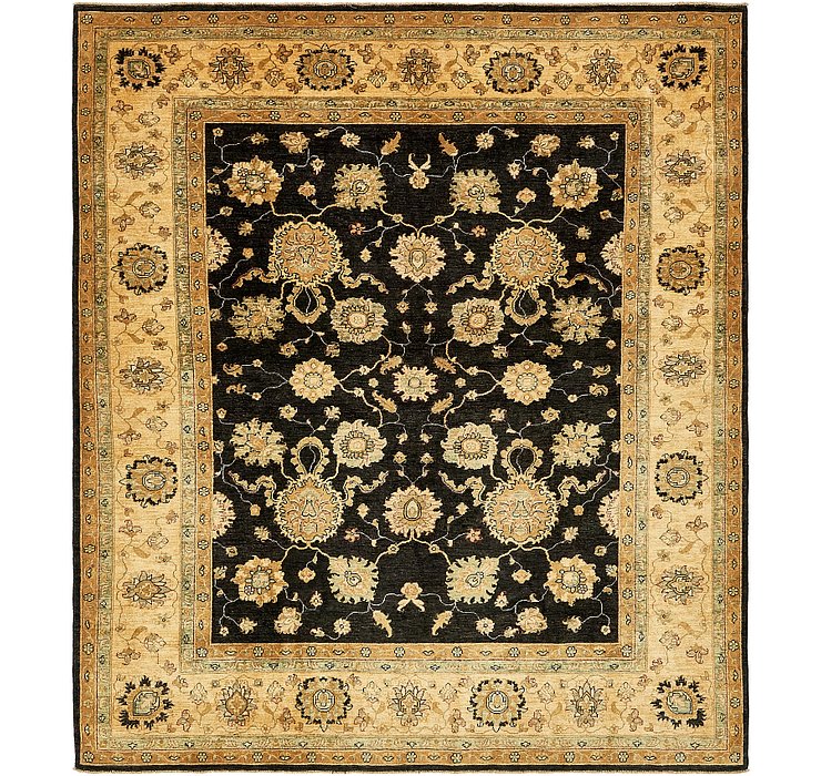 8' x 9' 3 Peshawar Ziegler Rug