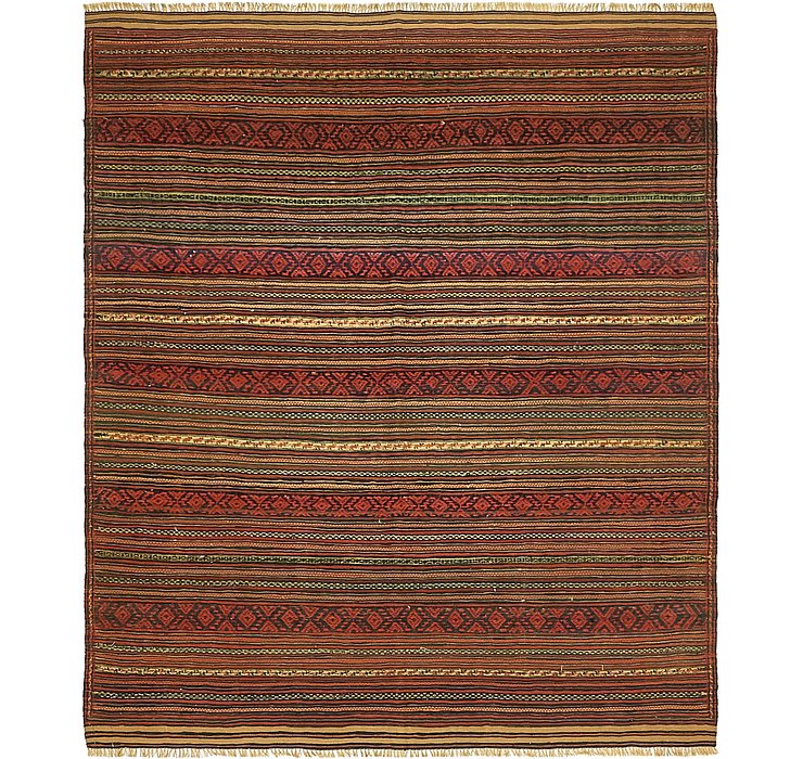 4' 7 x 5' 6 Kilim Fars Rug