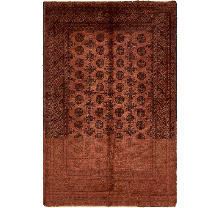 5' x 7' 10 Afghan Akhche Rug