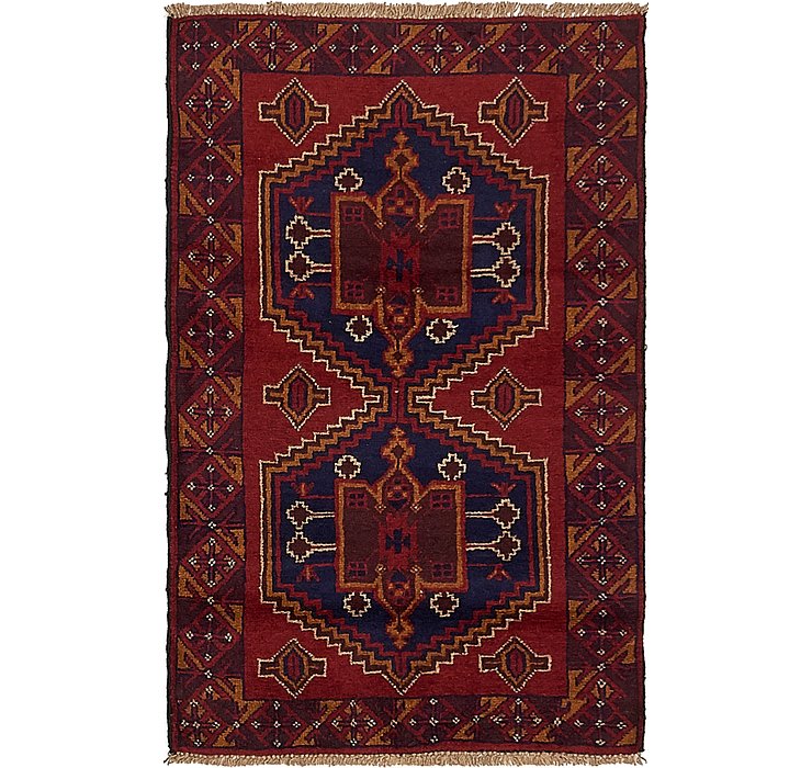 HandKnotted 2' 10 x 4' 5 Balouch Persian Rug