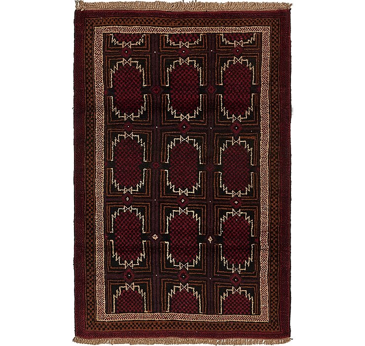 3' x 4' 7 Balouch Persian Rug