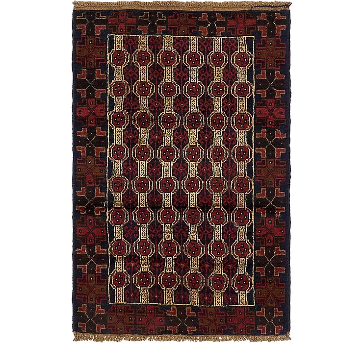 3' x 4' 8 Balouch Persian Rug