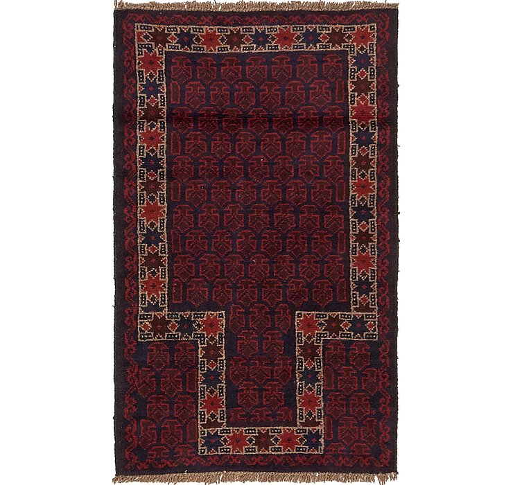 2' 9 x 4' 7 Balouch Persian Rug