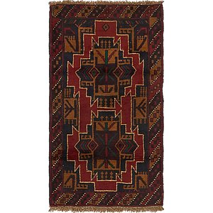 Unique Loom 2' 10 x 5' Balouch Persian Rug