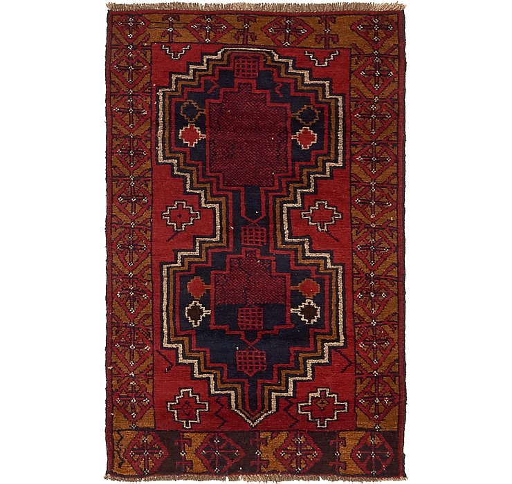 2' 10 x 4' 10 Balouch Persian Rug