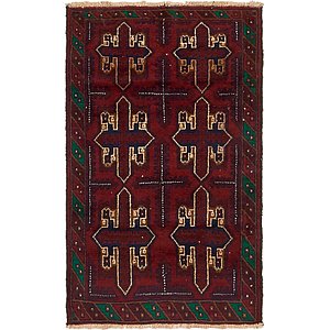 HandKnotted 3' x 5' Balouch Persian Rug