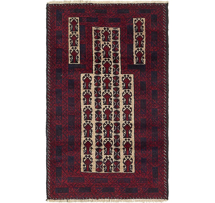 2' 10 x 4' 9 Balouch Persian Rug